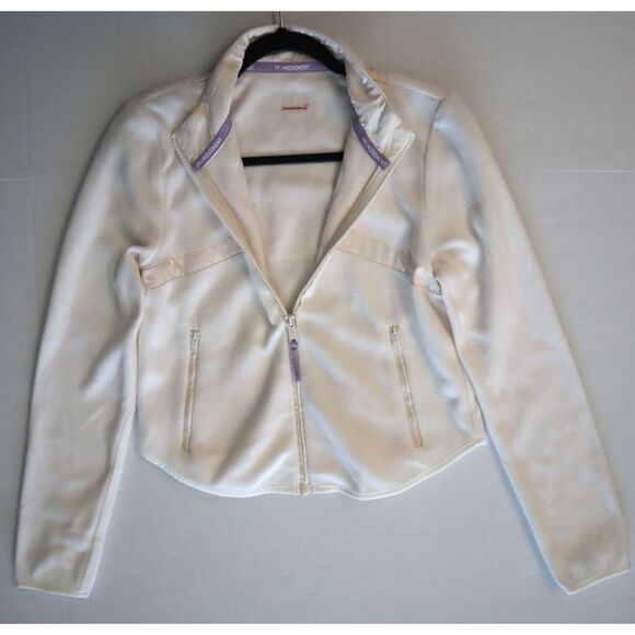 FP Movement OB2070860 Women's Sz S Ivory In The Zone Fleece Zip-Up Jacket - Picture 9 of 10